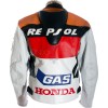 Honda Repsol Gas Replica Leather Biker Armoured Motorcycle Jacket